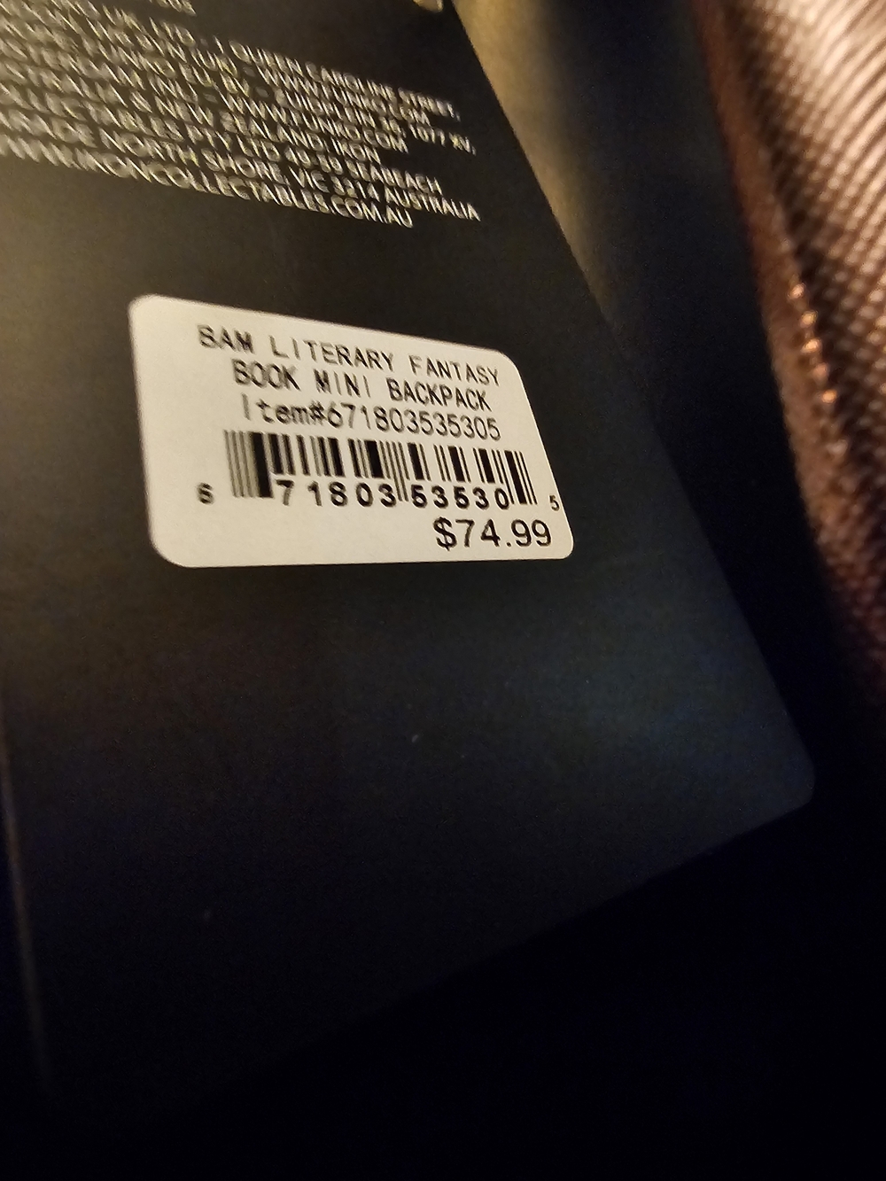 Loungefly Literature Fantasy Books Mini Backpack — NWT - Picture 4 of 8